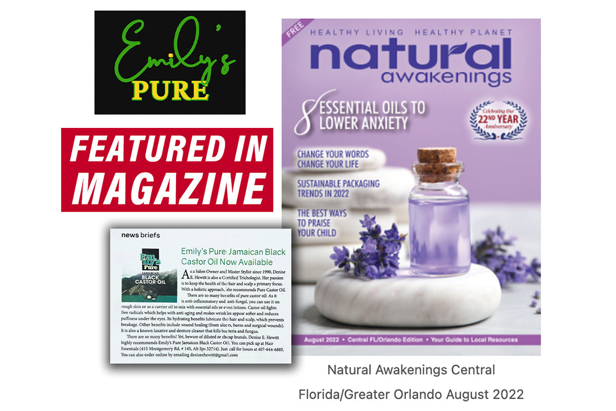 Emily’s Pure Jamaican Black Castor Oil Now Available