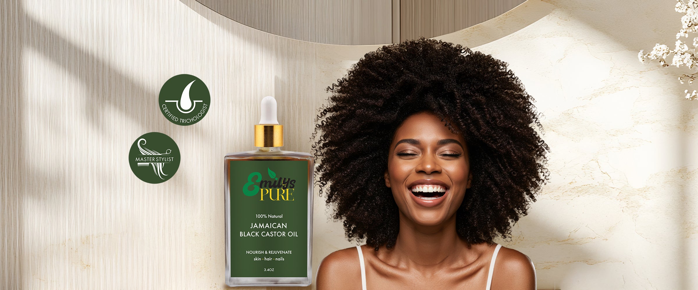 Emily's Pure Jamaican Black Castor Oil