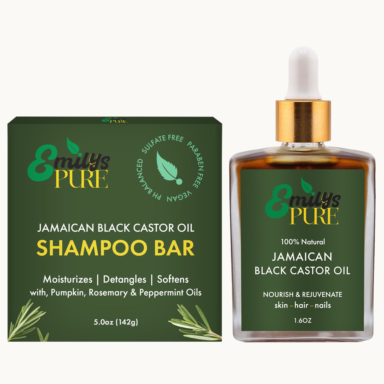 Emily's Pure Jamaican Black Castor Oil